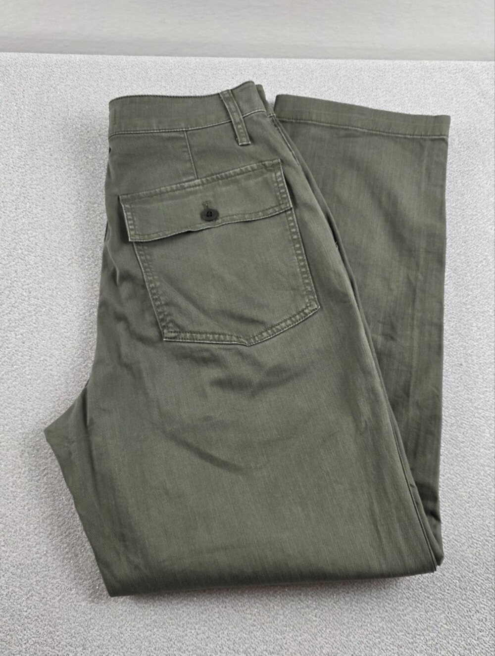 Madewell Straight Leg Camp Pants Army Green W27